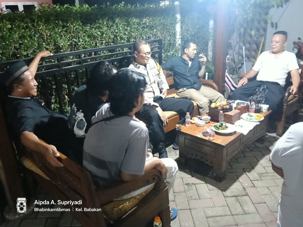 Sambang dan Cooling System, Polsek Legok Ajak Warga Perkuat Sinergi Jaga Kamtibmas