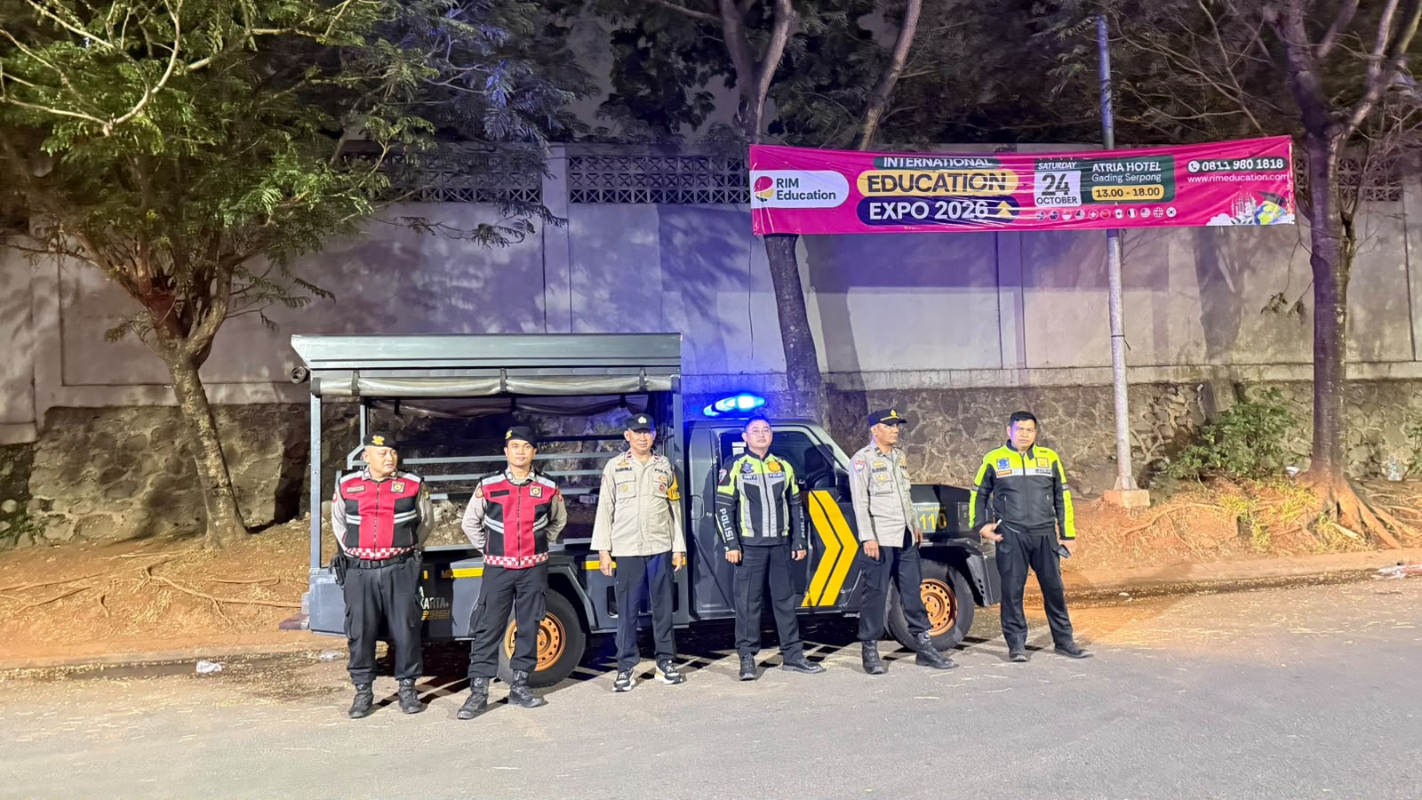 Polsek kelapa dua gelar ops cipkon dan razia stasioner jaga kamtibmas