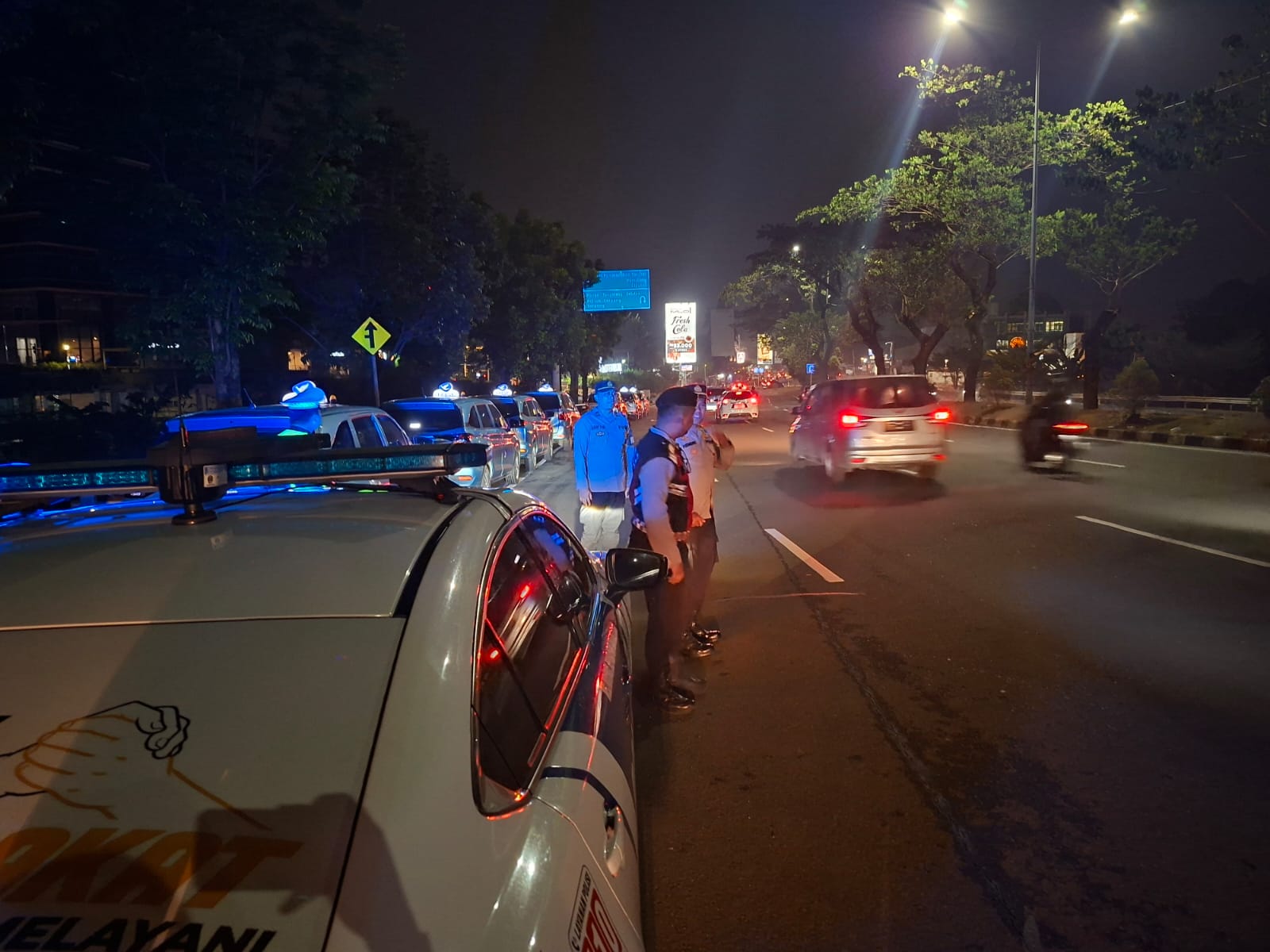 Polres Tangsel Gelar Patroli Cipkon di Intermark dan Pasar Modern BSD, Jaga Kamtibmas Tetap Kondusif