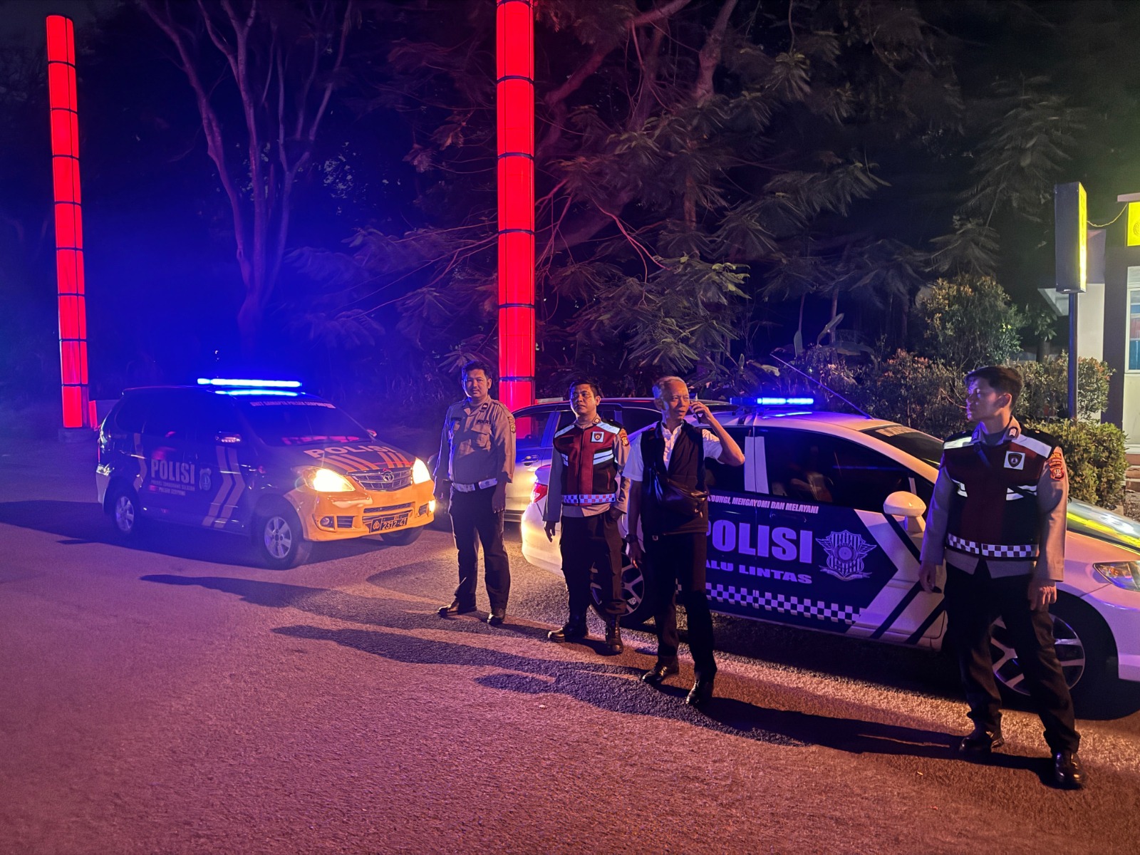 Patroli Skala Besar Polsek Serpong, Antisipasi Kejahatan Jalanan dan Tawuran pada Malam Hari