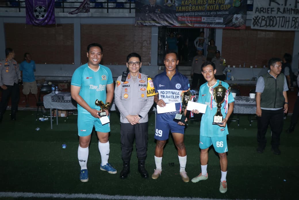 Rangkul 300 Suporter, Kapolres Metro Tangerang Kota Ajak Jaga Kota Tangerang Tetap Kondusif