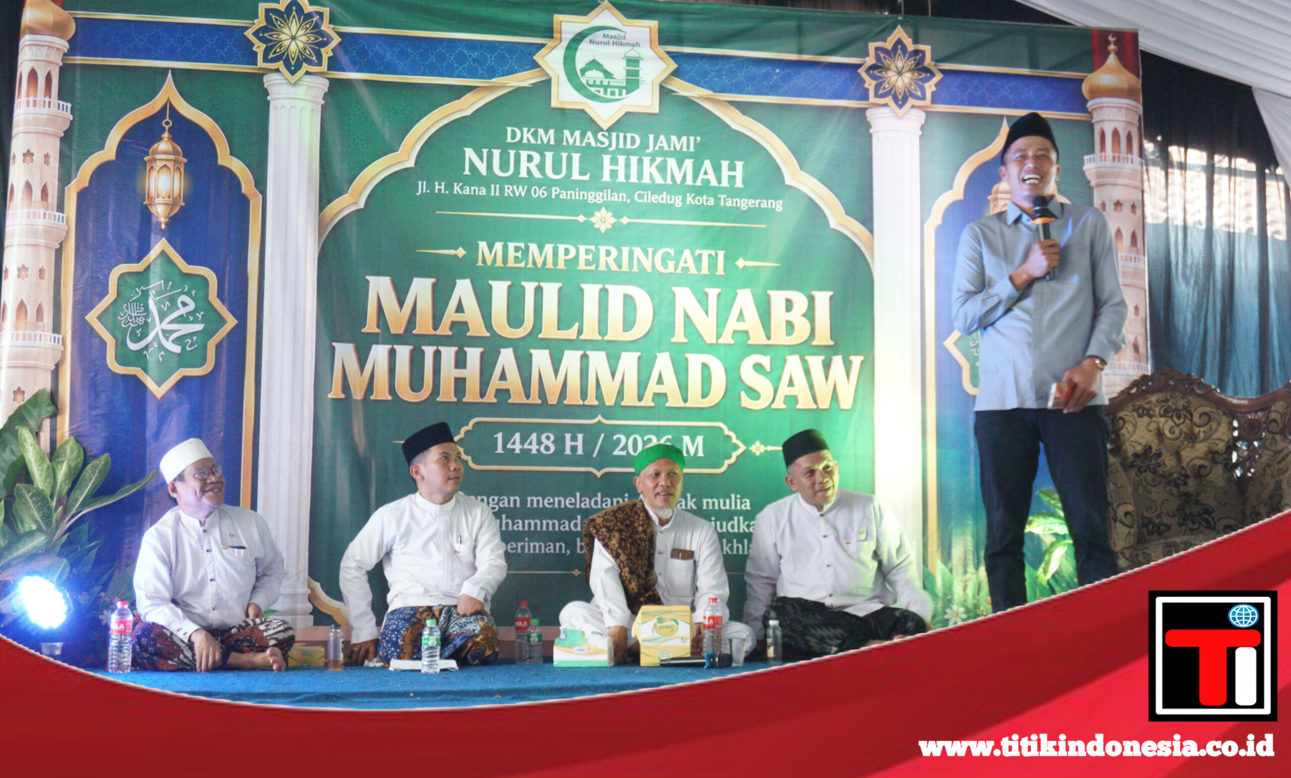 Masjid Jami Masjid Nurul Hikmah Memperingati Maulid Nabi Muhammad SAW Hadirkan Lurah Paninggilan Dan Para Alim Ulama